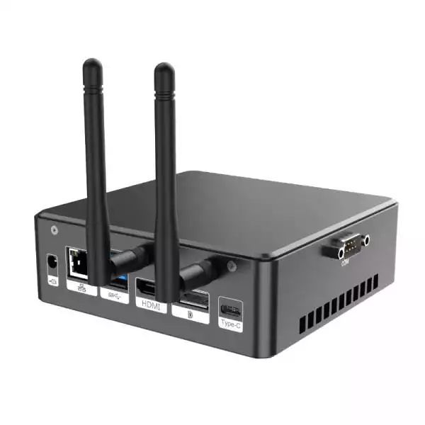 Zeus Mini PC  MPI10-P24 Intel 6305 1.80 GHz DDR4 LAN Dual WiFi BT HDMI DP USB C ext ANT