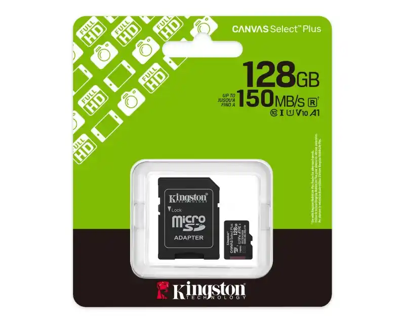 Kingston Micro SD Card 128 GB SD adapter SDCS3 128 GB