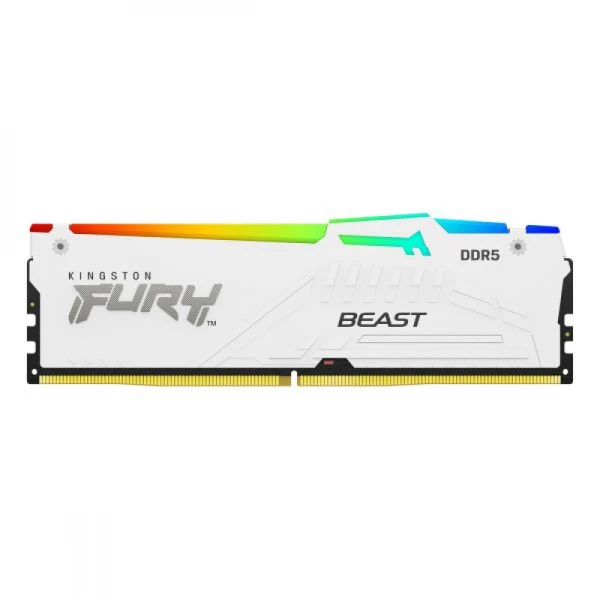 DDR5 16GB 5200MHz CL40 DIMM [FURY Beast] White RGB XMP