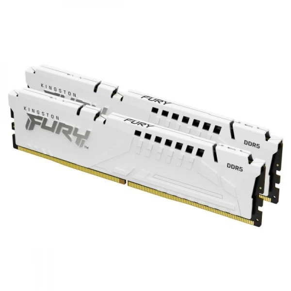 DDR5 32GB (2x16GB) 5200MHz CL40 DIMM [FURY Beast] White XMP