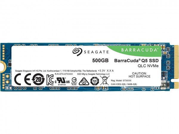 Seagate M.2 NVMe SSD 500GB Barracuda Gen3x4 Q5 (ZP500CV3A001)