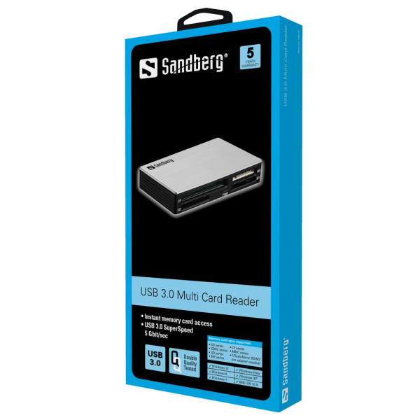 Sandberg Čitač kartica Sandberg USB 3.0 Multi card reader 133-73