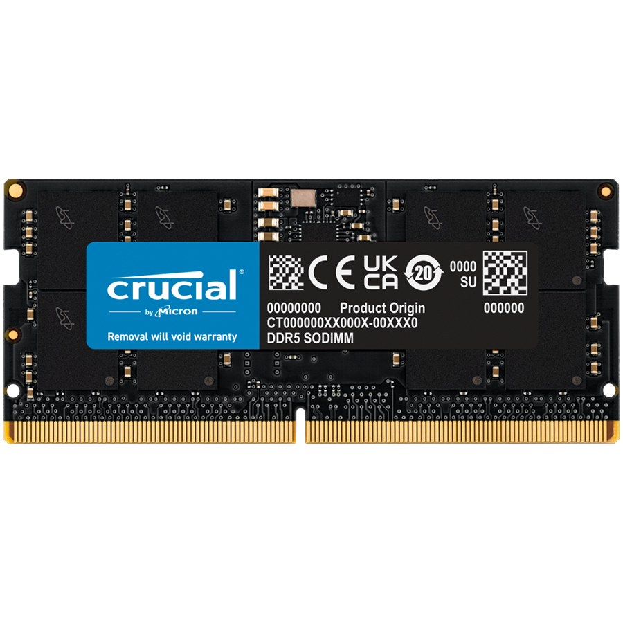 RAM SODIMM DDR5 16GB Crucial 5600MHz C46 CT16G56C46S5