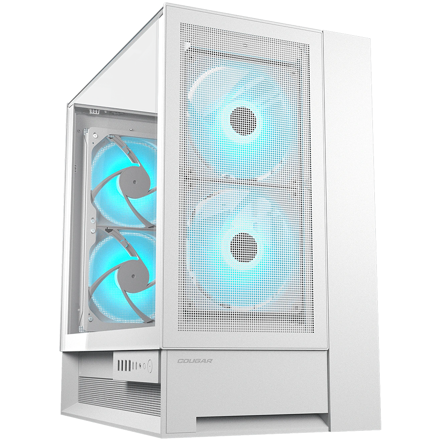 COUGAR OmnyX PC Case, Mid Tower, White