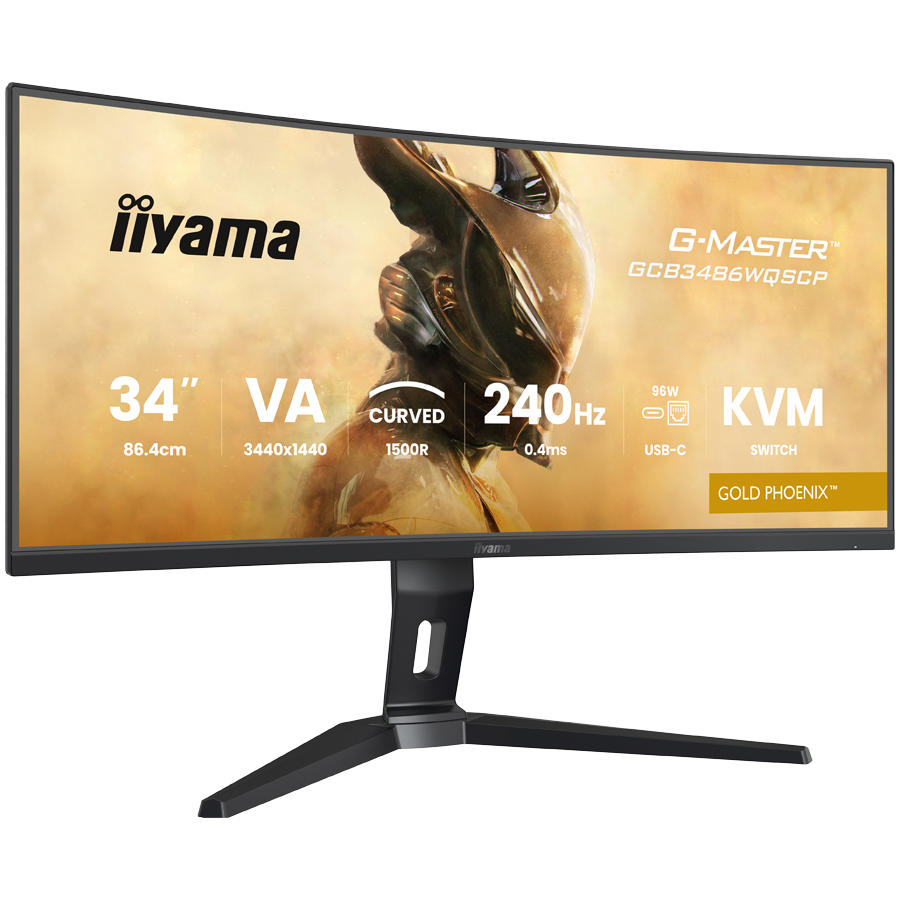 IIYAMA Gaming Monitor G-Master Gold Phoenix GCB3486WQSCP-B1 34", VA