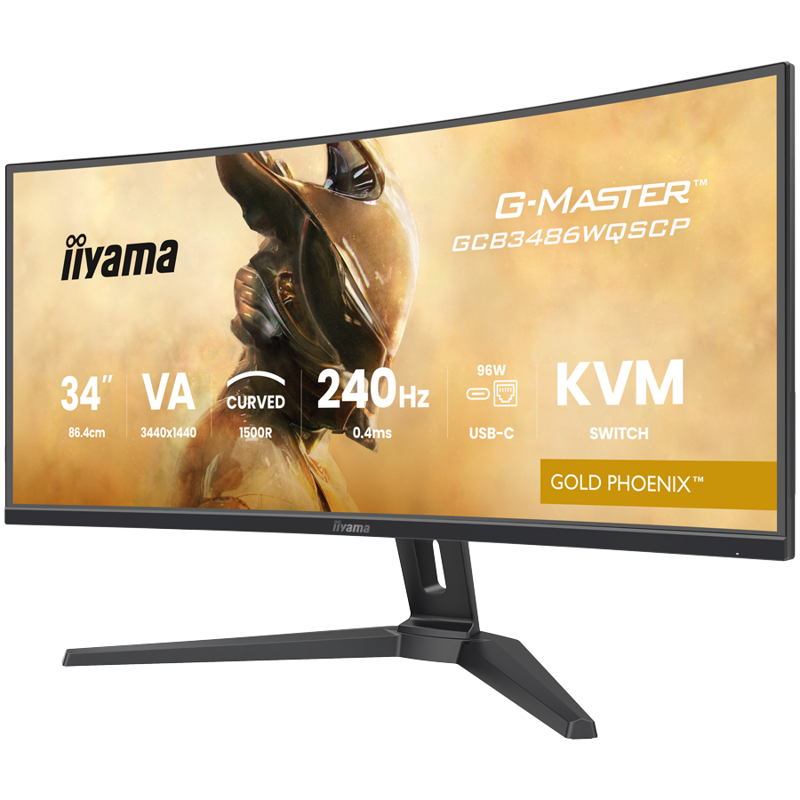 IIYAMA Gaming Monitor G-Master Gold Phoenix GCB3486WQSCP-B1 34", VA