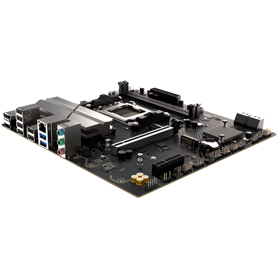 SAPPHIRE B650M-E, 1XDP, 1XHDMI, 2XU3, 6XU2, 2XM2, 4XSATA, M-ATX FULL