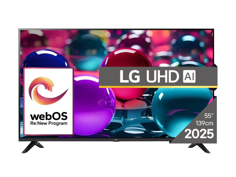 LG 55'' (139 cm) 4K HDR Smart UHD TV, 2025 (O)