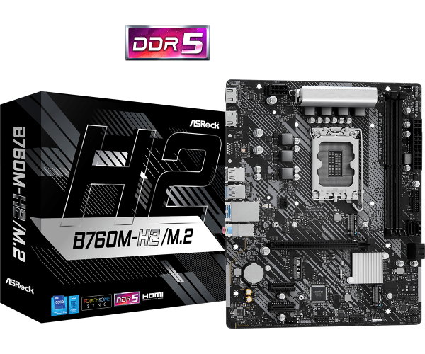 s1700 ASRock B760M-H2/M.2 DDR5