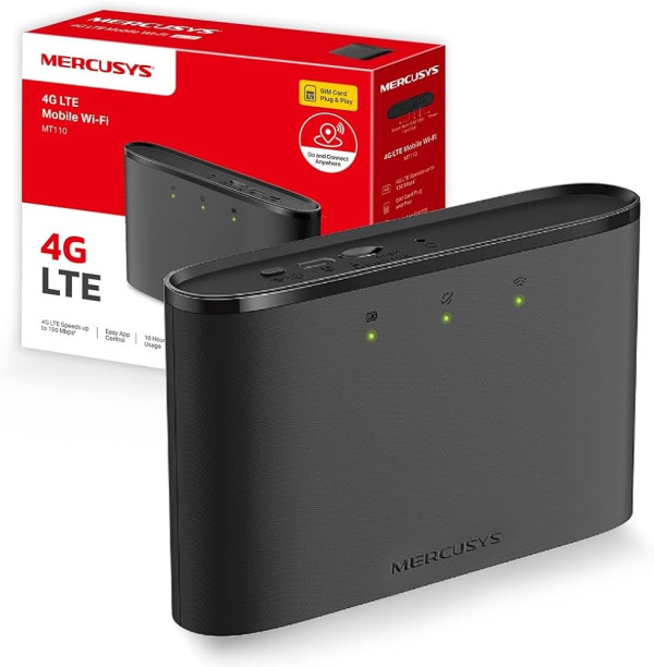Mercusys MT110 4G prenosni ruter sa SIM slotom, 150 Mbps