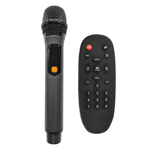 Zvucnik Mikado MD-80KP 40W,3600mAh 3,5mm USB, Bluetooth, micro SD crni