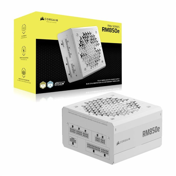 Corsair Napajanje 850W Corsair RM850e 80+ Gold Fully Modular White, CP-9020293-EU
