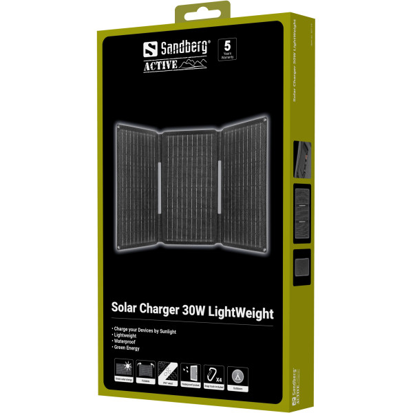 Sandberg Solarni punjač Sandberg 421-19 30W USB+USB-C/DC/