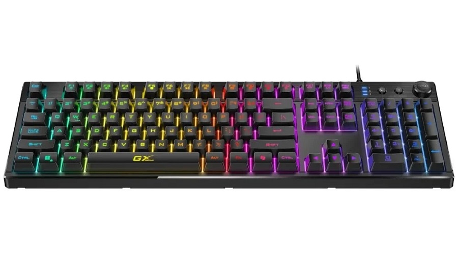 Genius SCORPION K7 PLUS, BLK, SER, USB