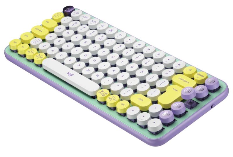Logitech Pop Keys with Emoji, Daydream Mint