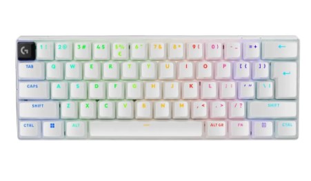 Logitech G PRO X 60 Lightspeed Gaming Keyboard (Tactile) US, White