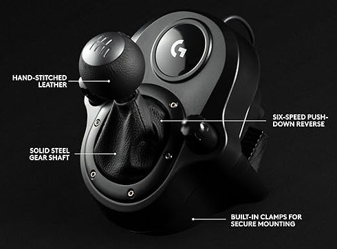 Logitech G29 Driving Force Gaming Racing Wheel + Logitech Shifter