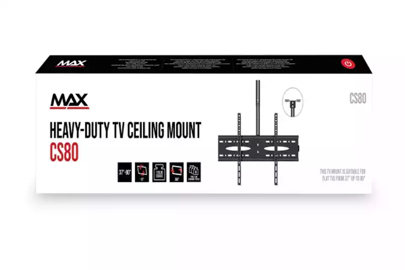 MAX Nosač za TV plafonski MAX CS80 37-80/tilt/50kg