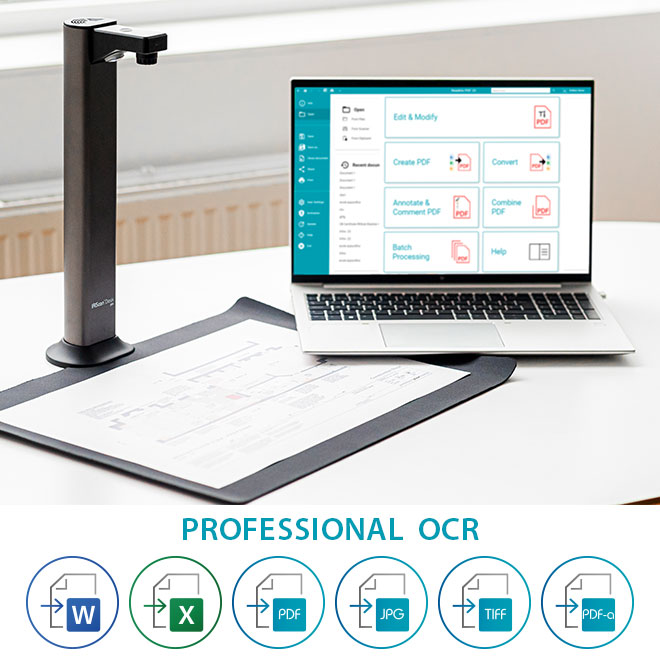 IRIS Desk‑type Document Scanner – IRIScan Desk 7 Pro