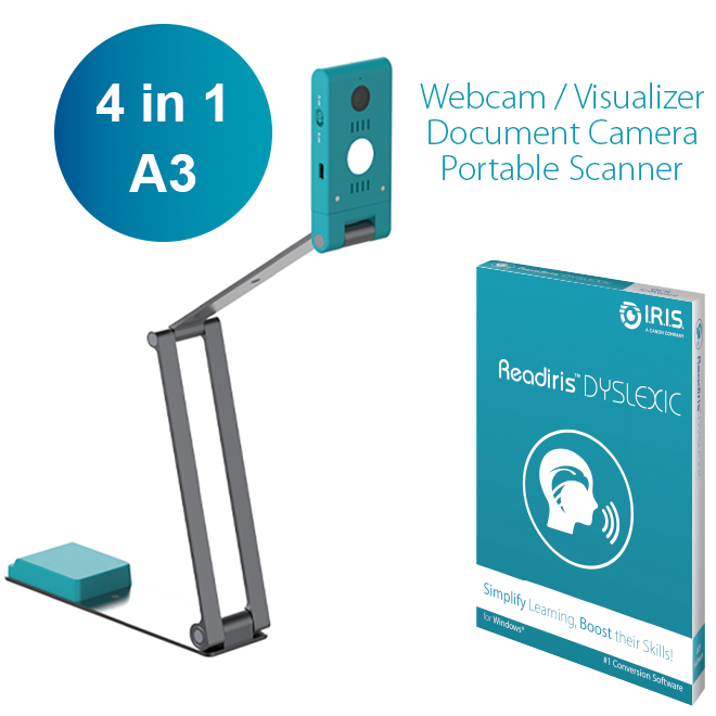 IRIS Document Camera / Scanner – IRIScan Visualizer 7 Dyslexic