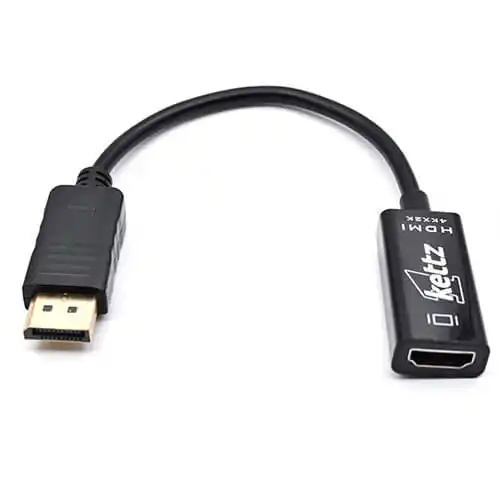 Adapter koverter Displayport - HDMI M/Ž 4K Kettz DP2H-04