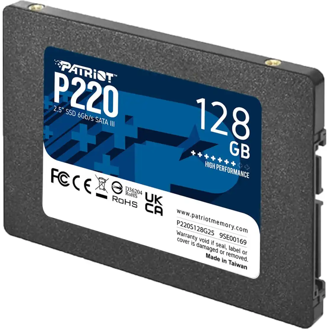 Patriot 2.5" SATA SSD 128GB P220 (550/480 MB/s, P220S128G25)
