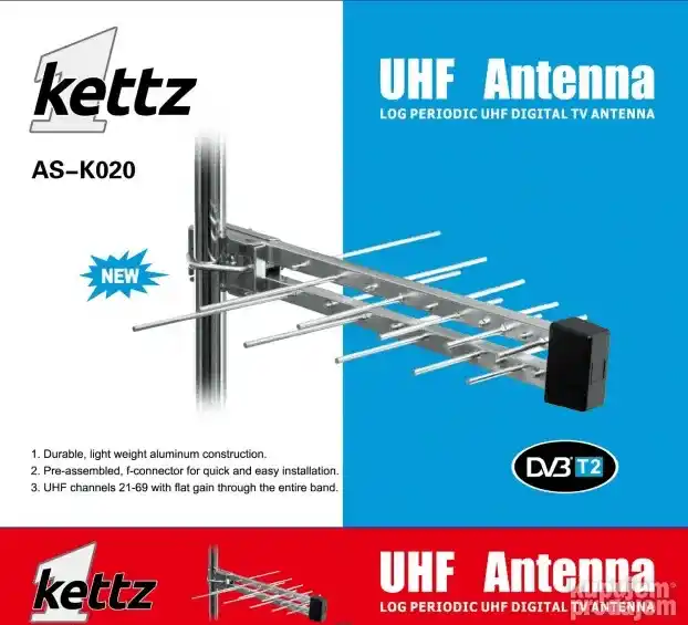 Kettz Spoljna antena Kettz AS-K020 TV/FM/T2