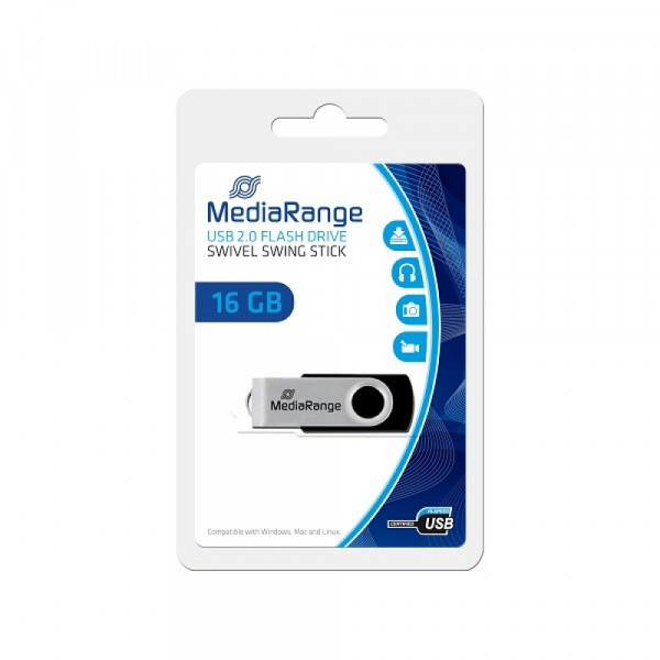 Mediarange 16GB USB 2.0 Flash Drive