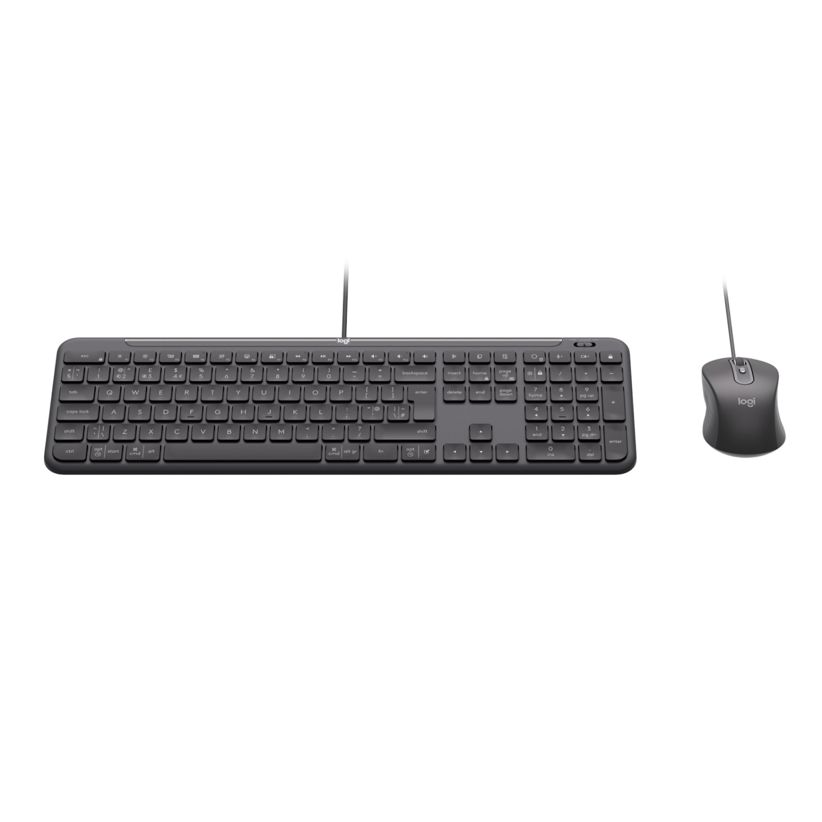 LOGITECH Signature Slim MK620 Wired Combo for Business - GRAPHITE - US INT'L - USB - N/A - INTNL-973 - USB-C, 920-013349
