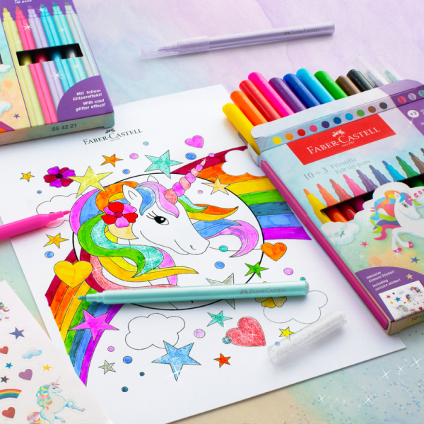 Flomaster školski Faber Castell Unicorn 1/10+3 554213