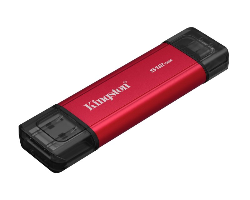Portable SSD 512GB, SPSD, USB 3.2 Gen.2 Type-A/Type-C, Read up to 1,050MB/s, Write up to 950 MB/s, Red