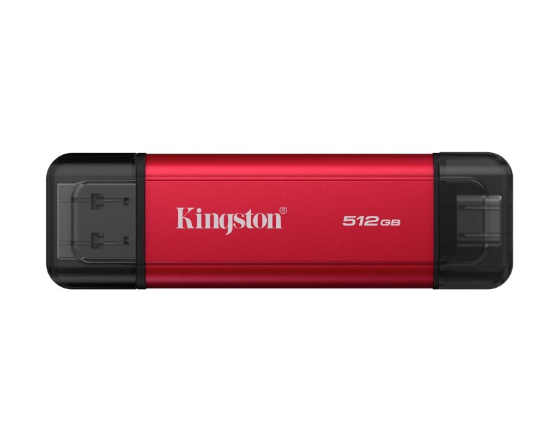 Portable SSD 512GB, SPSD, USB 3.2 Gen.2 Type-A/Type-C, Read up to 1,050MB/s, Write up to 950 MB/s, Red