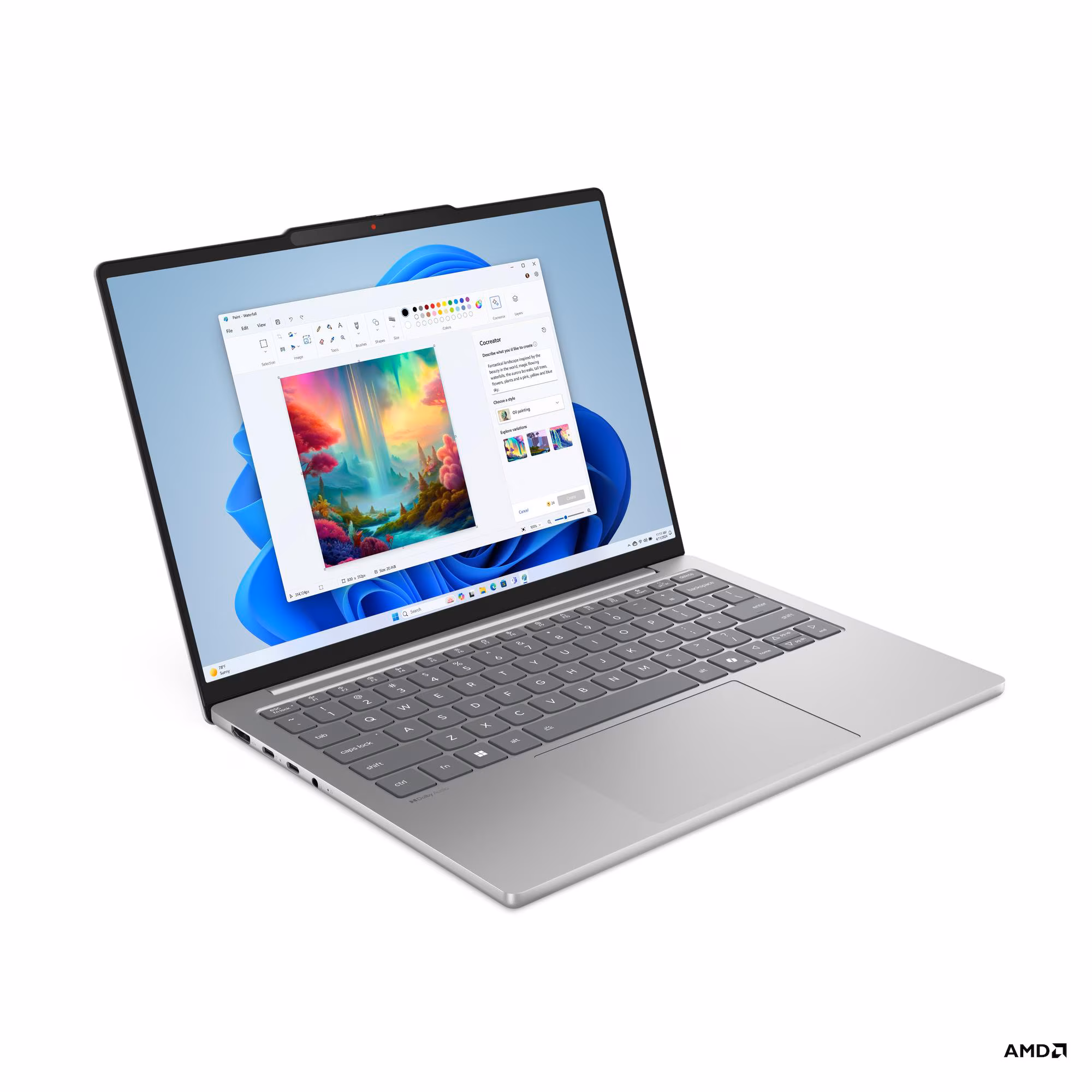 LENOVO IdeaPad Slim 5 13ARP10 Ryzen 5 7535HS 6-Core 16GB 512GB-NVMe-SSD 13.3" WUXGA (1920x1200) IPS 83J20034YA