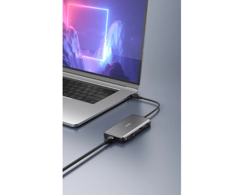 ANKER USB-C Data Hub 8u1 10Gbps crni