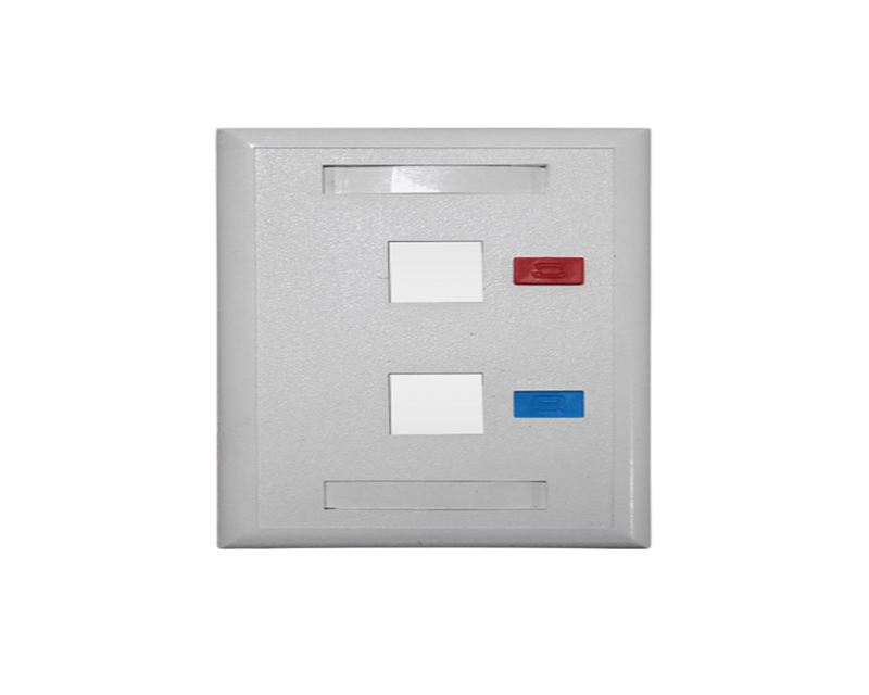 Uticnica modularna 2 RJ45 modula 86x86mm