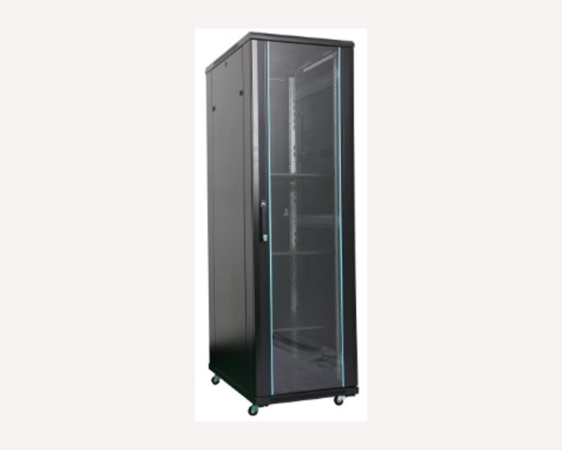 Rack orman samostojeći 32U 600x600 staklena vrata
