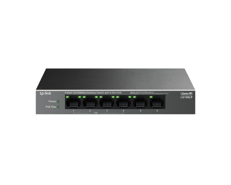 TP-Link LS106LP(UN) 6-port 10/100mbps Desktop switch