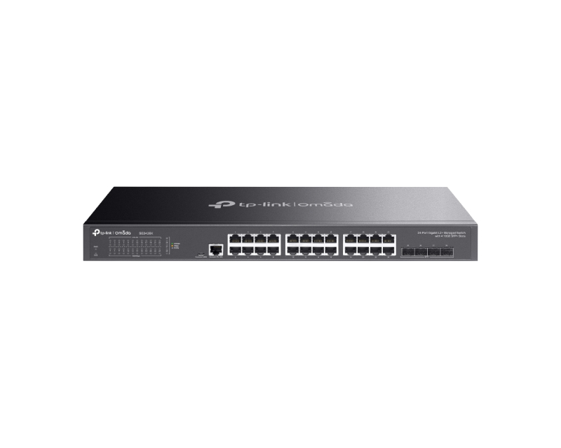 SG3428X Omada 24-Porta Gigabit L2+ upravljiv Switch sa 4 10GE SFP+ Slota