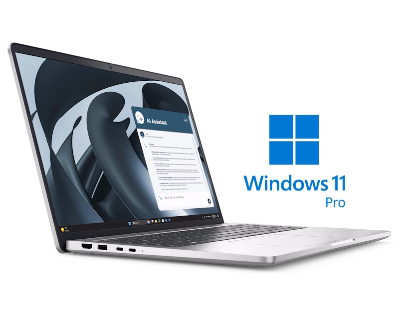 DELL Laptop Pro 16 Plus 16", Ryzen 5 PRO 230, 16GB, 512GB, Win11Pro
