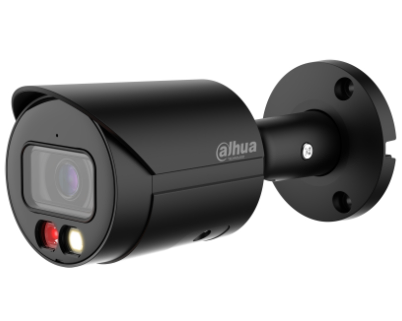 Dahua IPC-HFW2449S-S-IL-0280B-BLACK 4MP Dual Light Bullet Camera (Black)