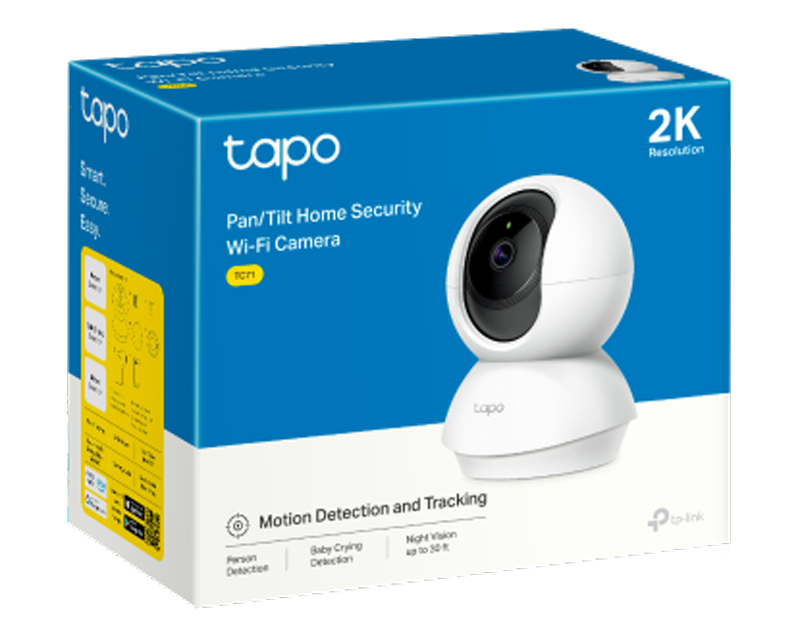 TP-Link TC71 4MP Pan/Tilt Wi-Fi Home Security Camera