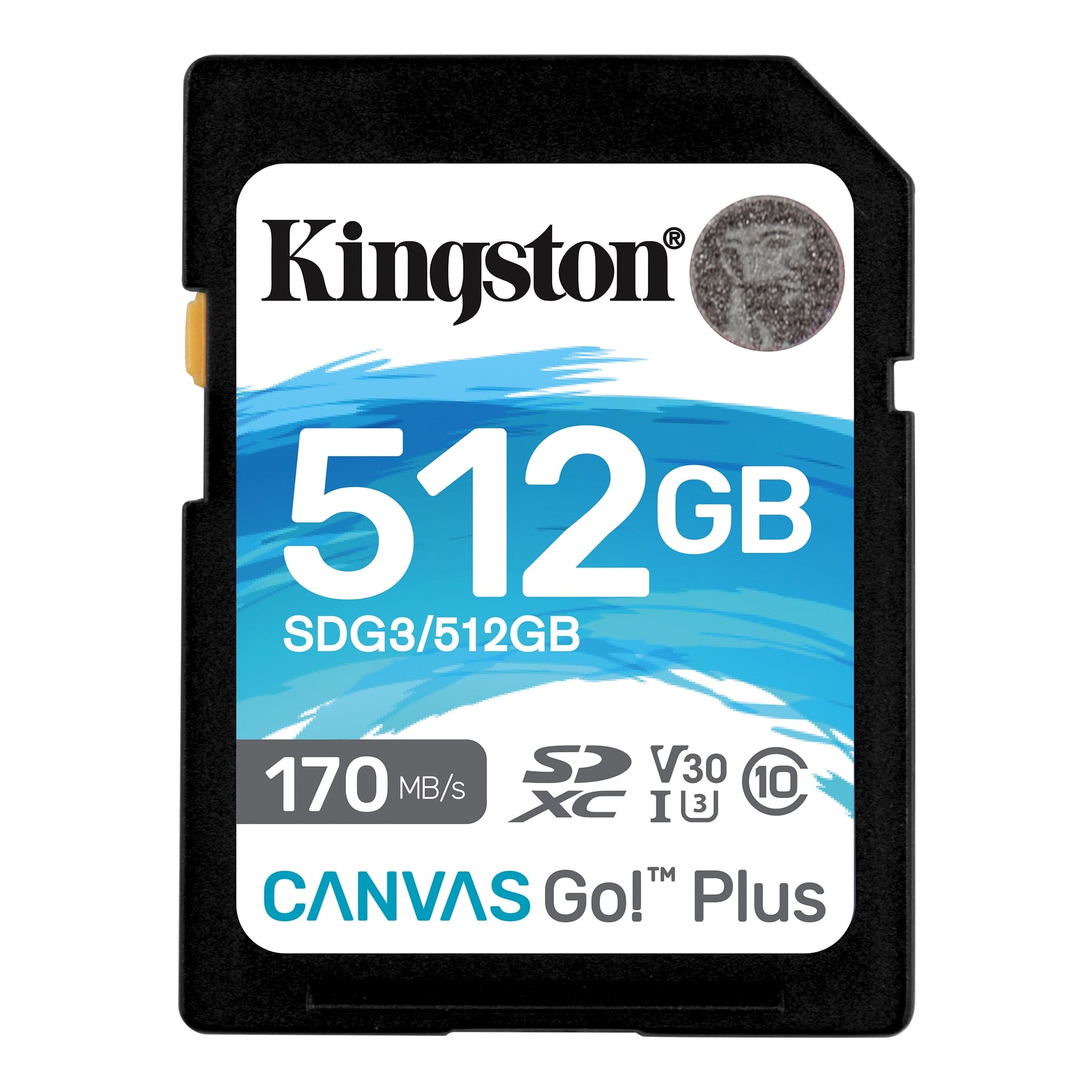 KINGSTON SD Card 512 GB  Canvas Go Plus SDXC Class10 UHS 1 U3 V3 200MB s  SDG4 512GB