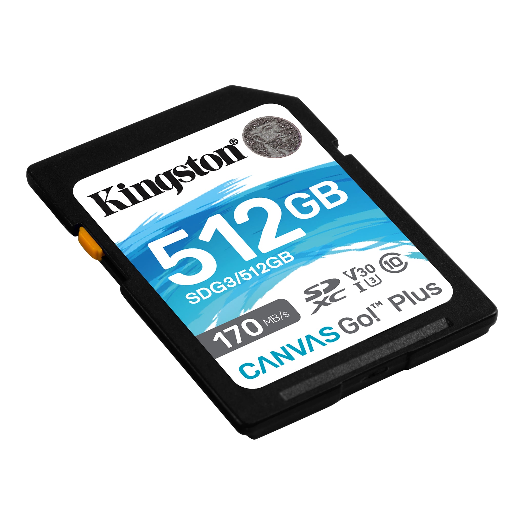 KINGSTON SD Card 512 GB  Canvas Go Plus SDXC Class10 UHS 1 U3 V3 200MB s  SDG4 512GB