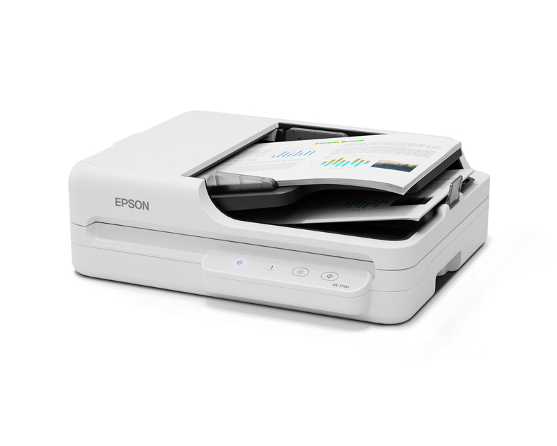 EPSON Scanner WorkForce DS-1730, Flatbed A4, ADF (60 pages), 30 ppm, duplex, USB 3.0