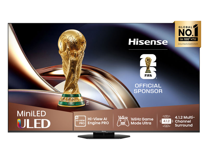 Hisense Televizor 55U8Q, 55", ULED Mini-LED, 4K UHD Smart TV