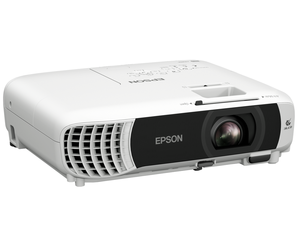 Epson WXGA 3LCD Projector, 4000 Lumens, WiFi, 2×HDMI – EB-W55