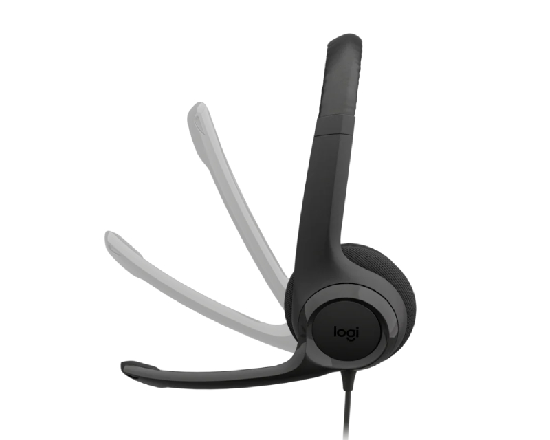 Logitech H390 Stereo USB-C slušalice sa mikrofonom crne