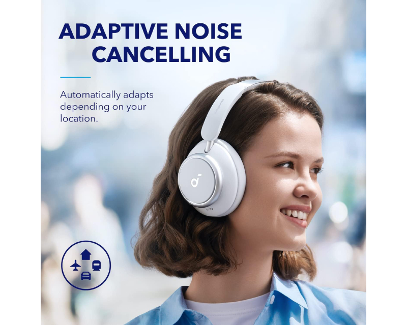 ANKER Soundcore Space Q45 ANC BT slušalice bele