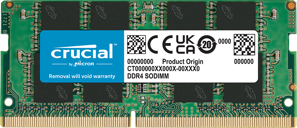 CRUCIAL RAM SODIMM DDR4 16 GB 3200 MHz  CB16GS3200