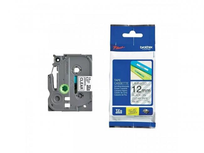 BROTHER Lam traka 12 mm crno providno TZE131